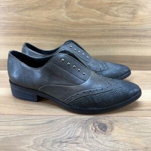 Elegant Gray Women's Oxford Shoes